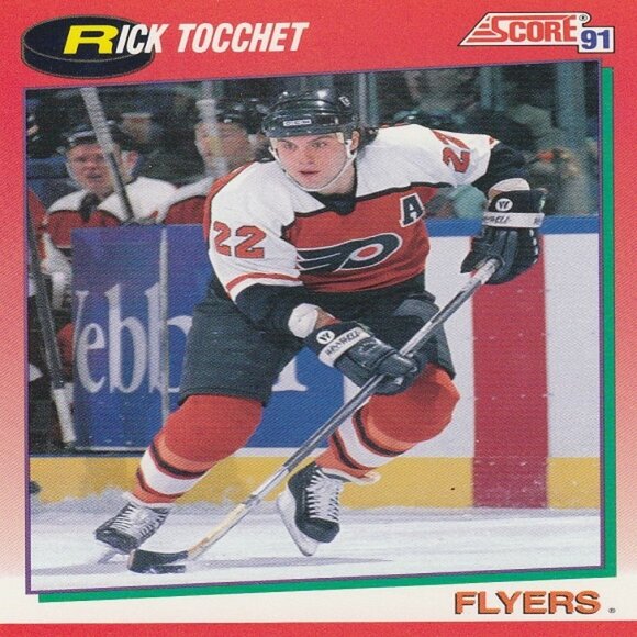 Rick Tocchet Philadelphia Flyers NHL Hockey Card Collection - 12 Card Set - Picture 12 of 13
